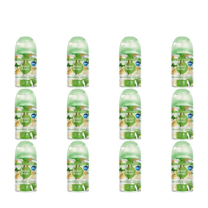 Perfect Scents Enchanting Jasmine Automatic Air Freshener Refill 250ml - Pack of 12