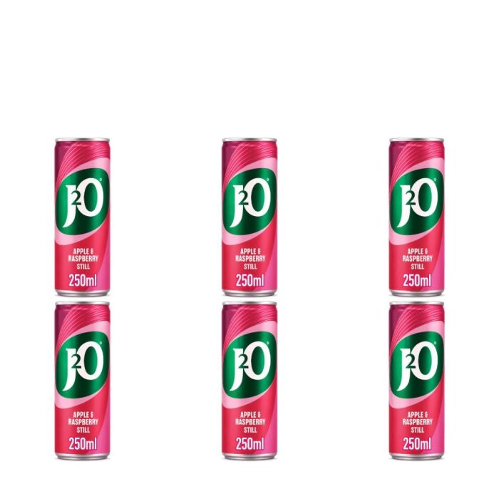 J2O Apple & Raspberry Fruit Juice Drink 250ml - Pack of 6