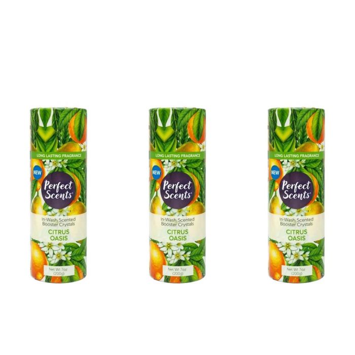 Perfect Scents Citrus Oasis In-Wash Scented Crystals 200g - Pack of 3