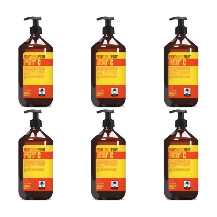 Eight Triple Eight Vitamin C Hair Conditioner 1L - Pack of 6