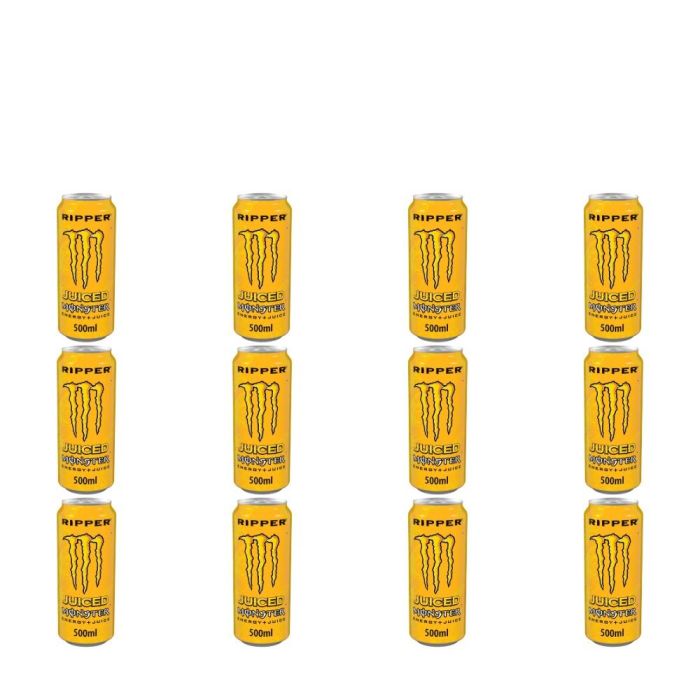 Monster Ripper Tropical Energy Drink 500ml - Pack of 12
