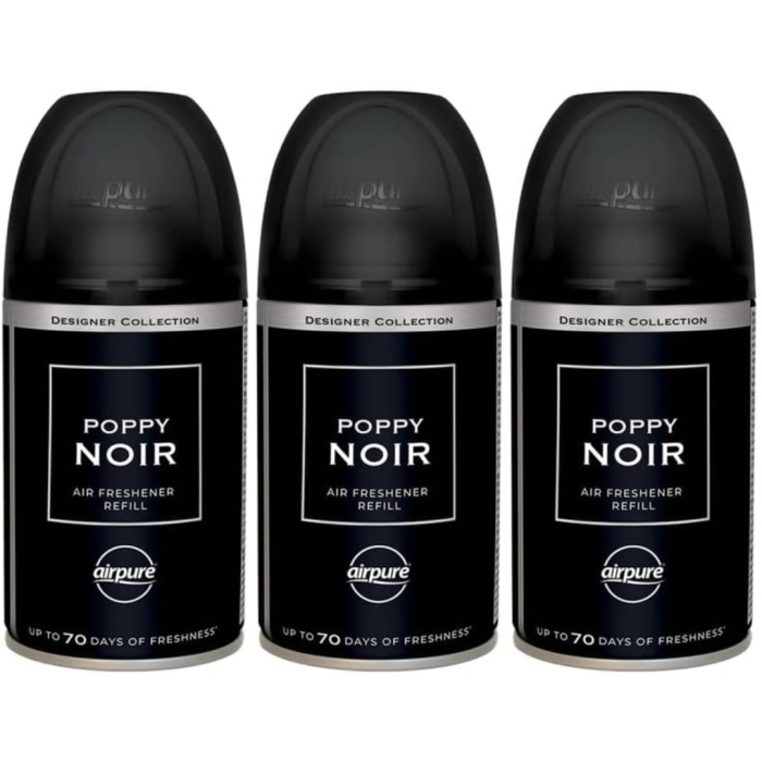 Airpure Designer Collection Poppy Noir air freshener refill 
