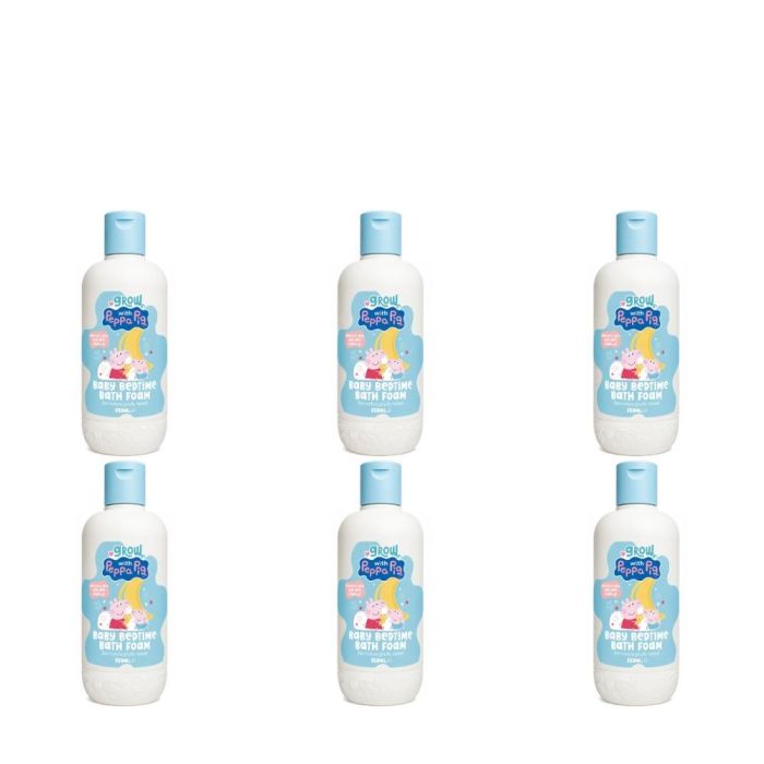 Peppa Pig Baby Bedtime Bath Foam 350ml - Pack of 6