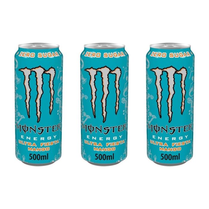 Monster Energy Drink Ultra Fiesta Mango 500 ML - Pack of 3