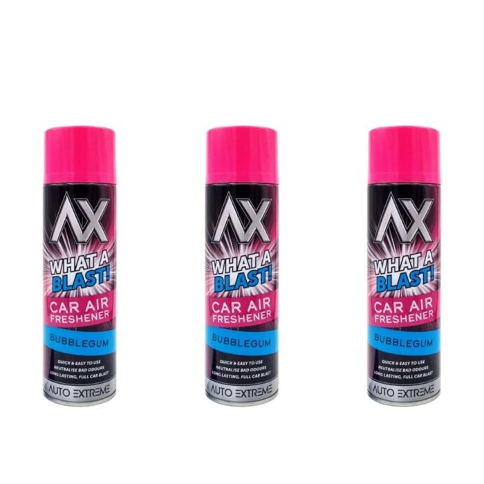 Auto Extreme What A Blast Bubblegum Car Air Freshener 500ml - Pack of 3