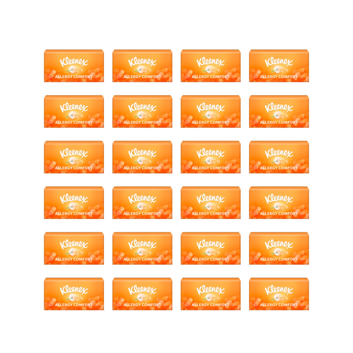 Kleenex Tissue Allergy Comfort Tissue 56 tissue - Pack of 24