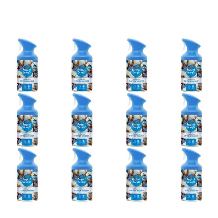 Perfect Scents Cotton Whisper Trigger Spray Air Freshener, 250ml - Pack of 12