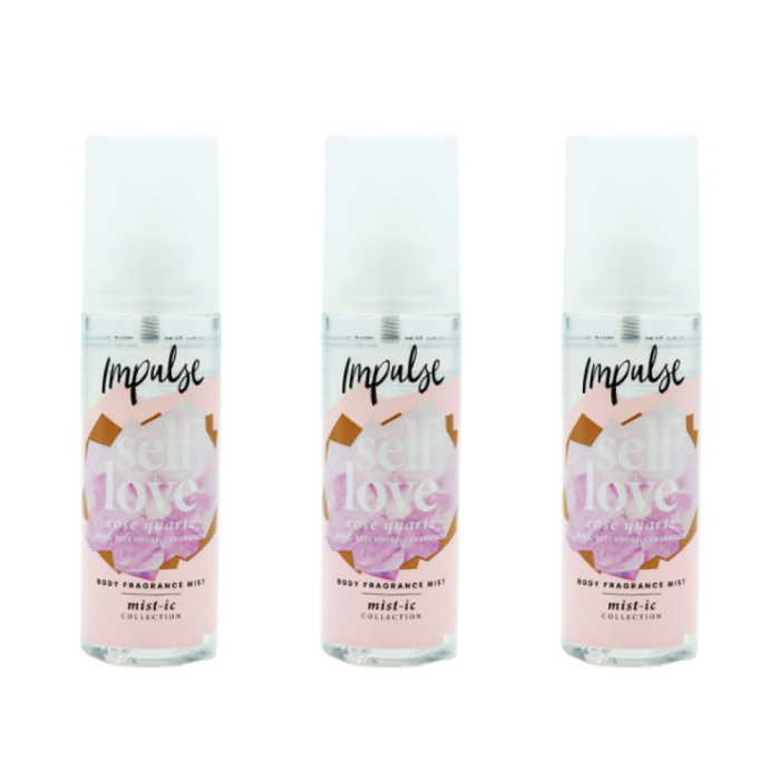 Impulse self love rose quartz mist-ic collection 150ml - Pack of 3
