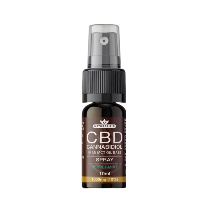 Natures Aid CBD Cannabidiol Oil Spray For Calm & Wellbeing Support 10ml