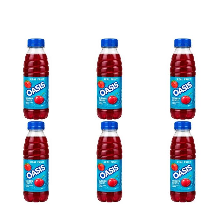 Oasis Summer Fruits Juice 500ml - Pack of 6