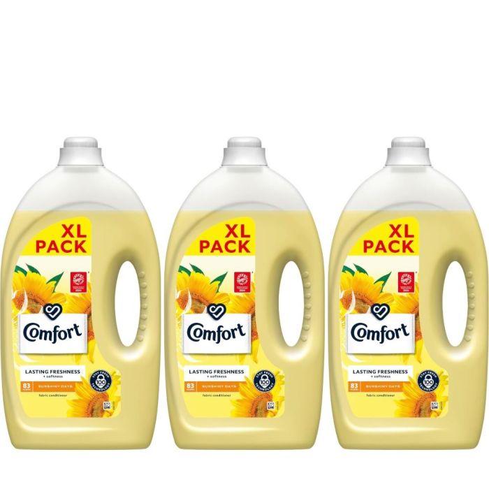 Comfort Sunshiny Days Fabric Conditioner 83 Washes - Pack of 3