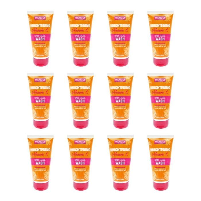 Beauty Formulas Brightening Vitamin C Daily Facial Wash 150 ML - Pack of 12