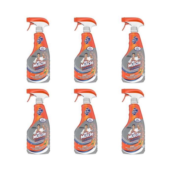 Mr Muscle Platinum Bathroom Trigger 500ml - Pack of 6