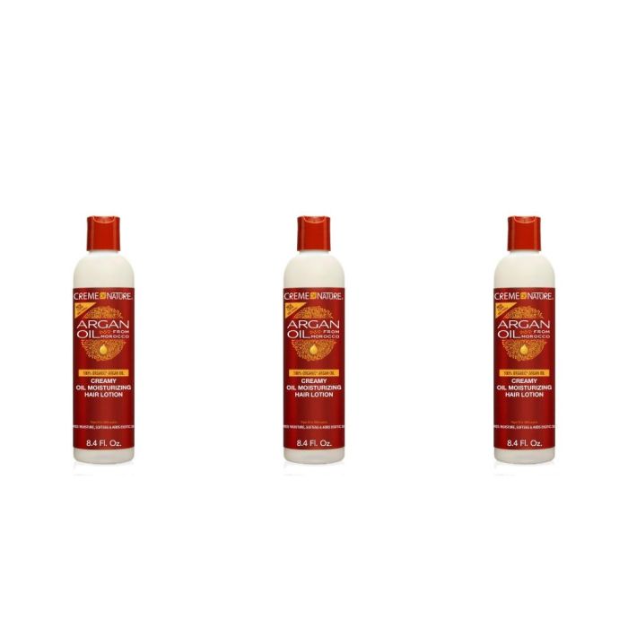 Creme Of Nature Argan Oil Moisturizer 250ml - Pack of 3