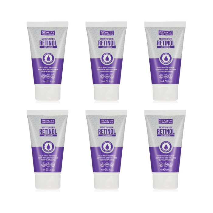 Beauty Formulas Retinol Moisturiser 75ml - Pack of 6