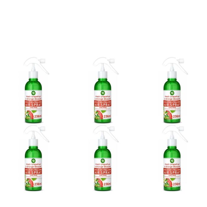 Air Wick Grapefruit & Orange Blossom Air Spray 236ml - Pack of 6