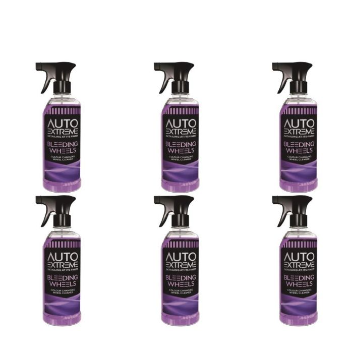 Auto Extreme Bleeding Wheels Cleaner Spray 720ml - Pack of 6