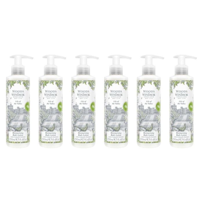 Woods of Windsor Lily of the Valley Moisturising Body Lotion 250 ML - Pack of 6