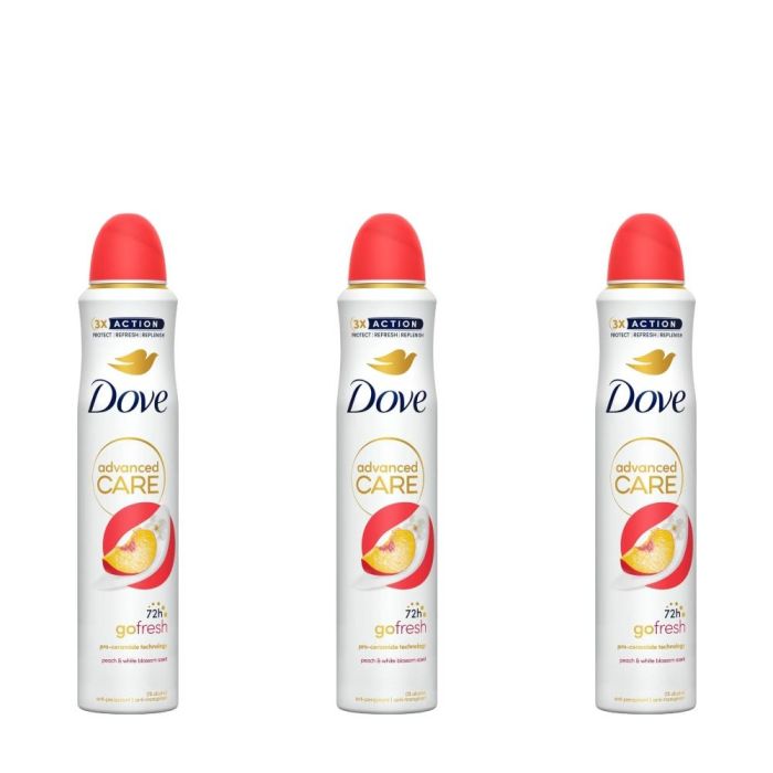 Dove Advanced Care Antiperspirant Spray 150ml - Pack of 3