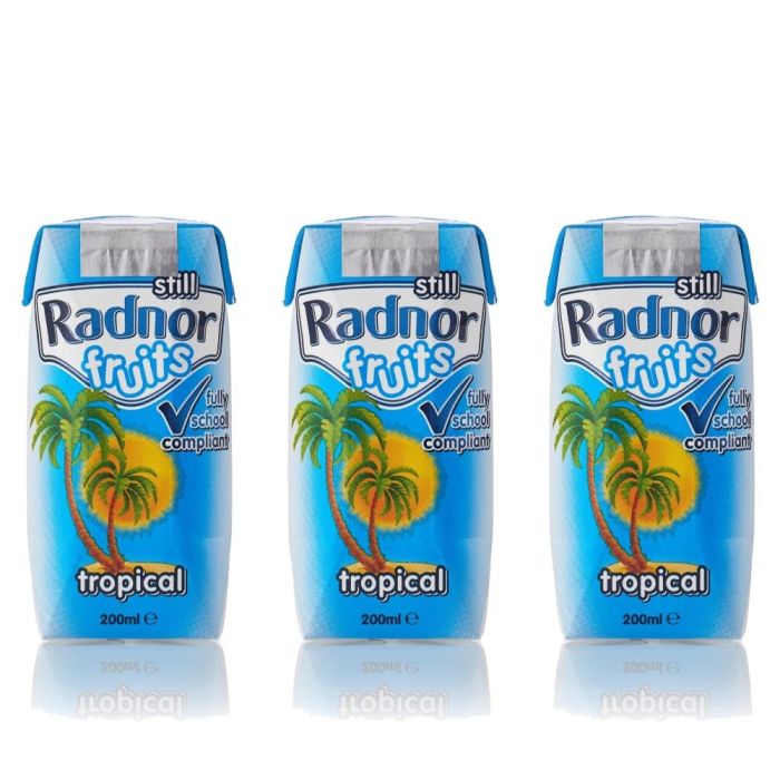 Radnor Fruits Still Tropical Juice Drink 200ml - Pack of 3