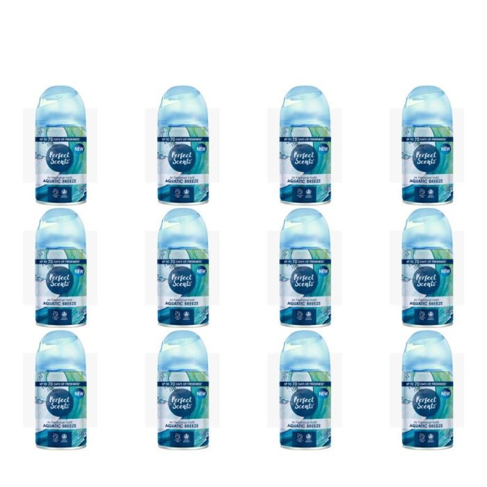 Perfect Scents Aquatic Breeze Automatic Air Freshener Refill 250ml - Pack of 12