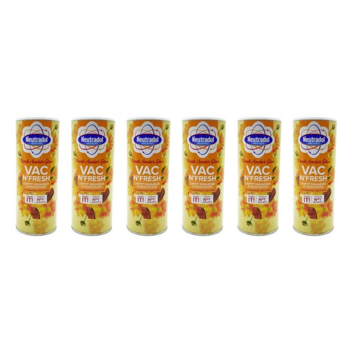Neutradol Vac 'n' Fresh Amber Glow Carpet Freshener x 6