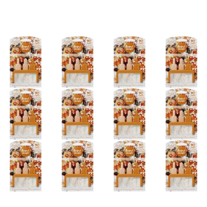 Perfect Scents Gingerbread Spice Air Freshener 3 Refill 20ml Per Pack - Pack of 12
