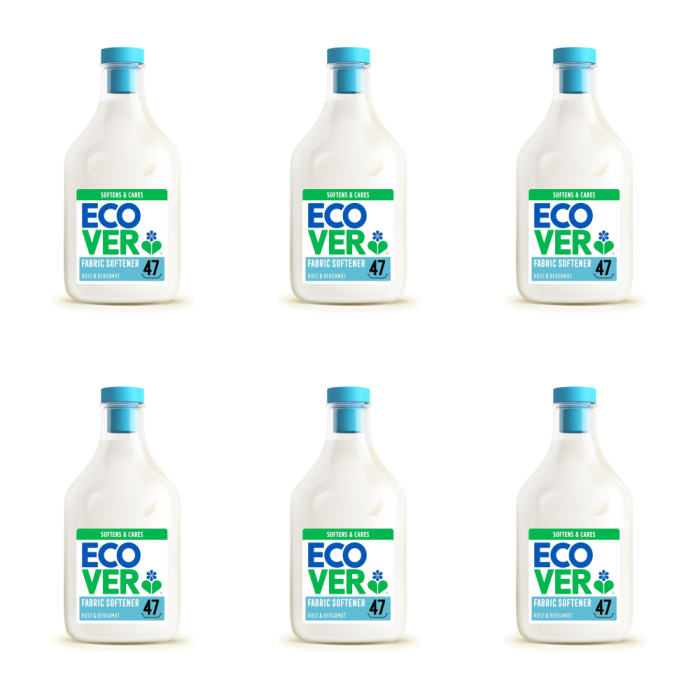 Ecover Fabric Softener Rose & Bergamot 1.43L - Pack of 6