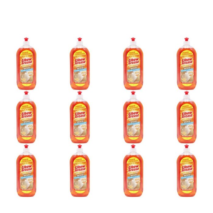 Elbow Grease Wood Floor Cleaner Orange Splash 1L - Pack of 12
