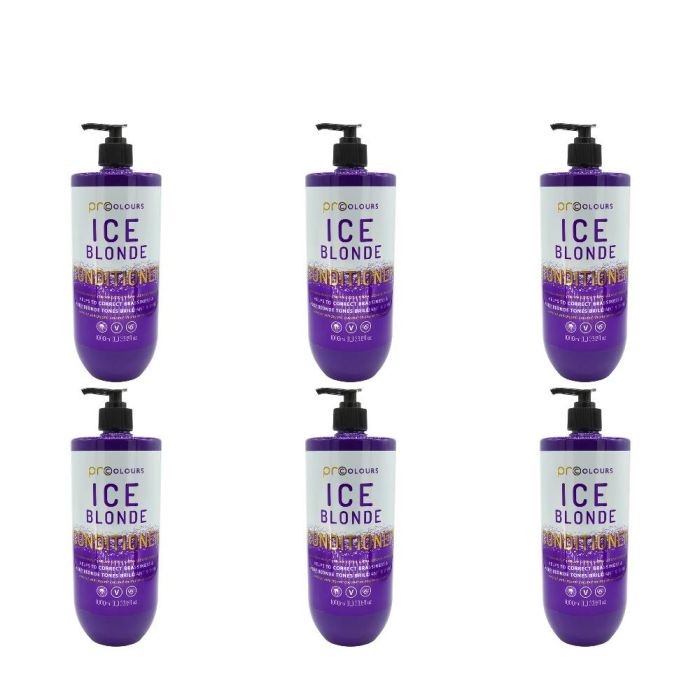 Pro Colours Ice Blonde Conditioner 1L - Pack of 6