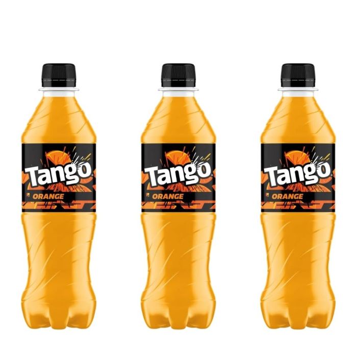 Tango Orange Carbonated Soft Drink 500ml - Pack of 3