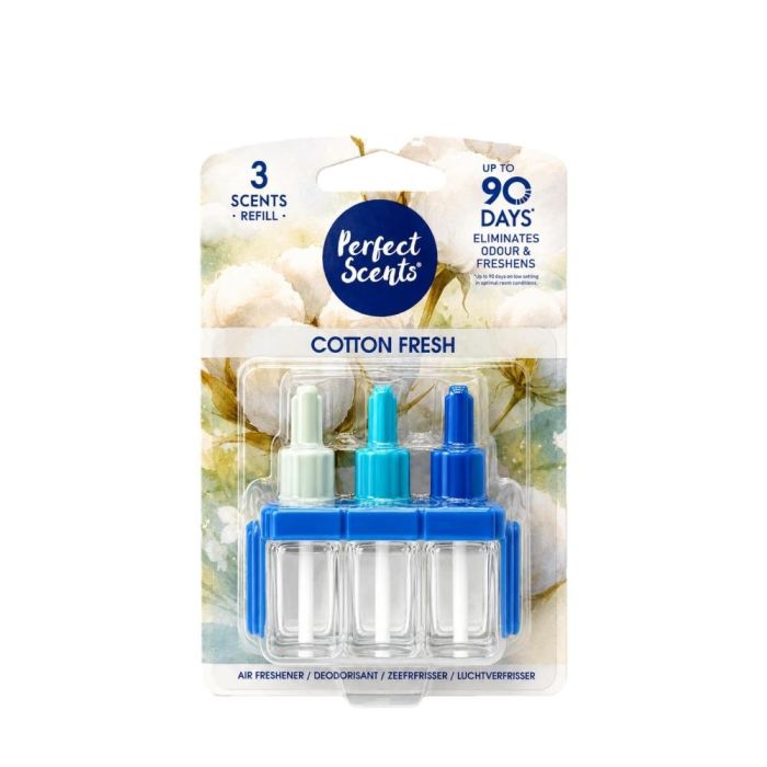 Perfect Scents Cotton Fresh Air Freshener 3 Refill 20ml Per Pack 