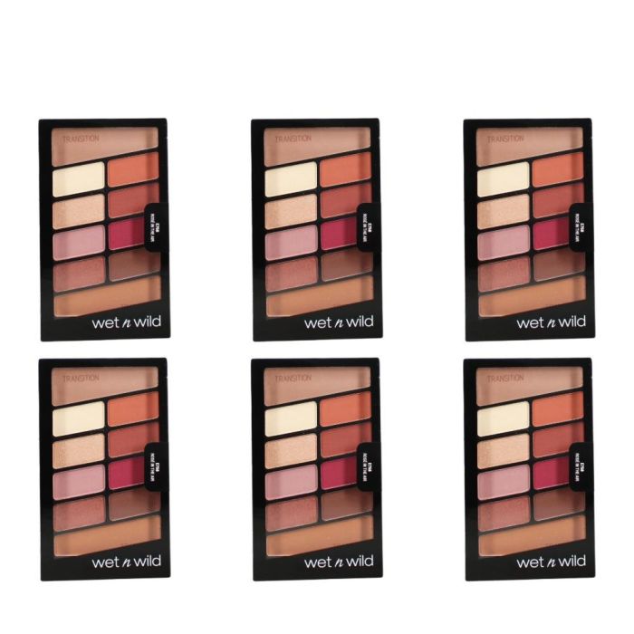 Wet n Wild Color Icon 10-Pan Eyeshadow Palette Rosé in the Air - Pack of 6