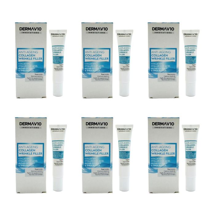 DermaV10 Anti-Ageing Collagen Wrinkle Filler 15 ML - Pack of 6