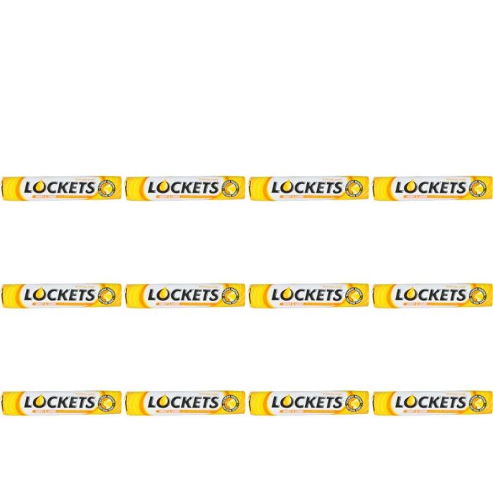 Lockets Honey & Lemon Lozenges 41g - Pack of 12