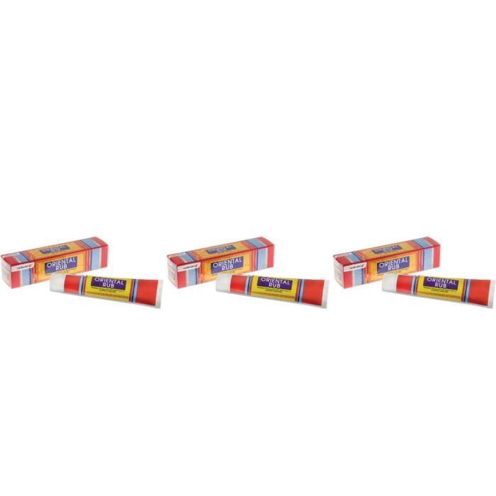 Masterplast Oriental Rub Warming Muscle Massage Cream 70g - Pack of 3