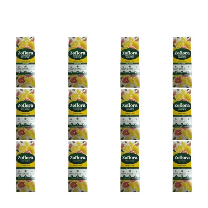 Zoflora Lemon Zing Concentrated Disinfectant 120ml - Pack of 12