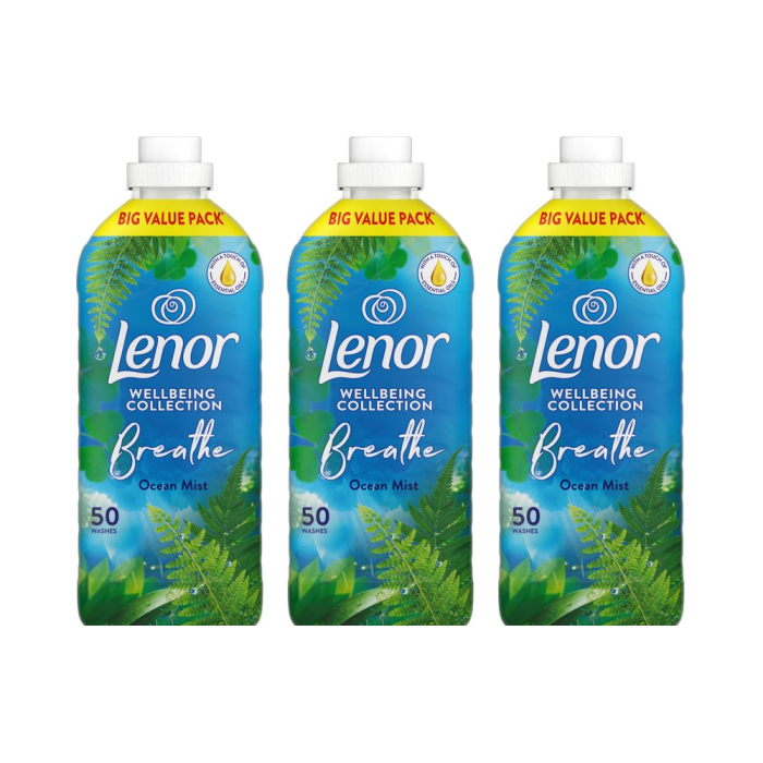 Lenor Fabric Liquid Conditioner Ocean Mist Pack of - 3