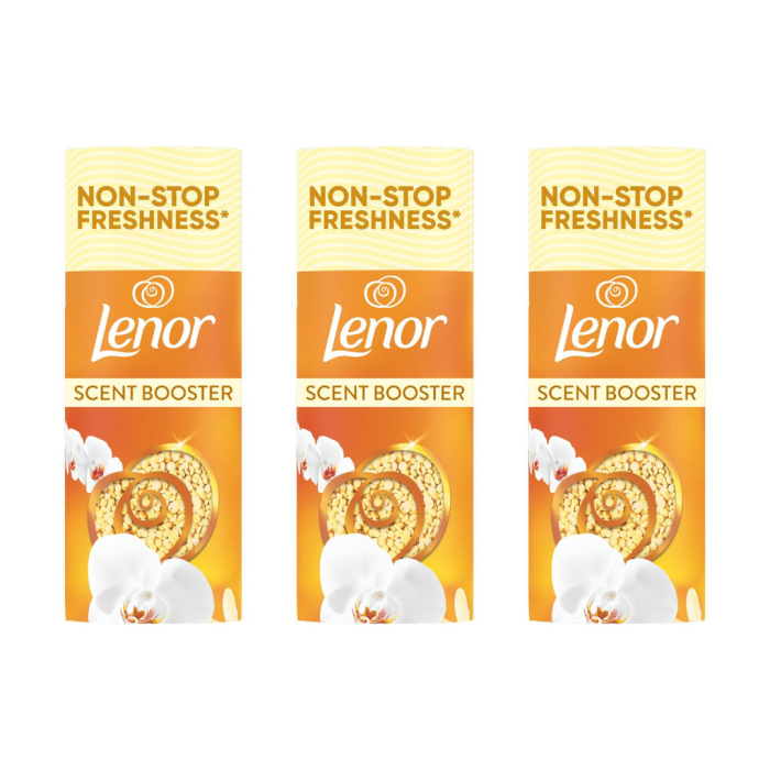 Lenor Gold Orchid In-Wash Scent Booster Beads 155g - Pack of 3
