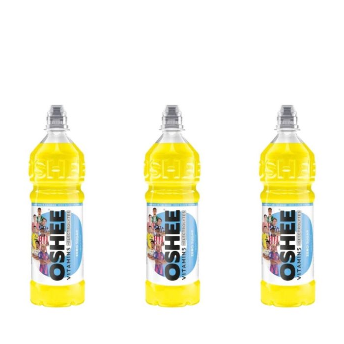 Oshee Lemon Flavour Zero Sugar Sports Drink 750ml - Pack of 3