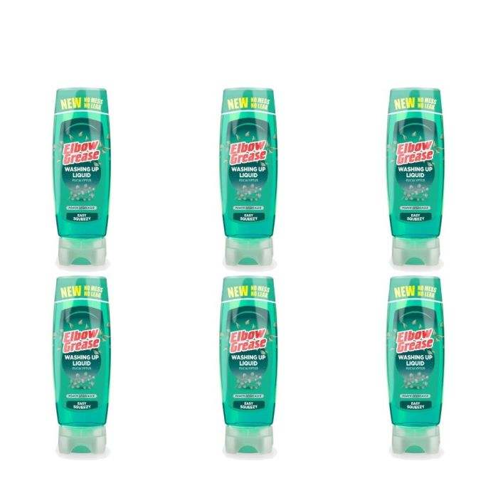 Elbow Grease Stand Up Eucalyptus Washing Up Liquid 450ml - Pack of 6