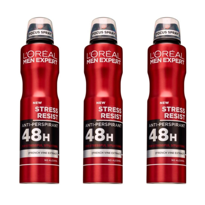 L'Oréal Men Expert Stress Resist anti-perspirant deodorant spray 250ml can
