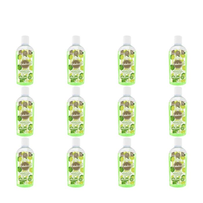 Fabulosa Concentrated Disinfectant Lime Sherbet 220ml - Pack of 12