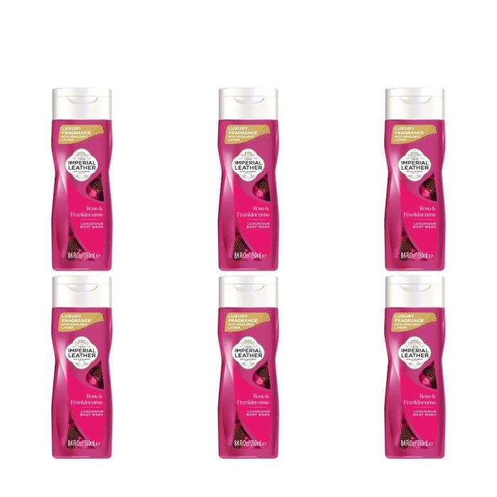 Imperial Leather Rose & Frankincense Body Wash 250ml - Pack of 6
