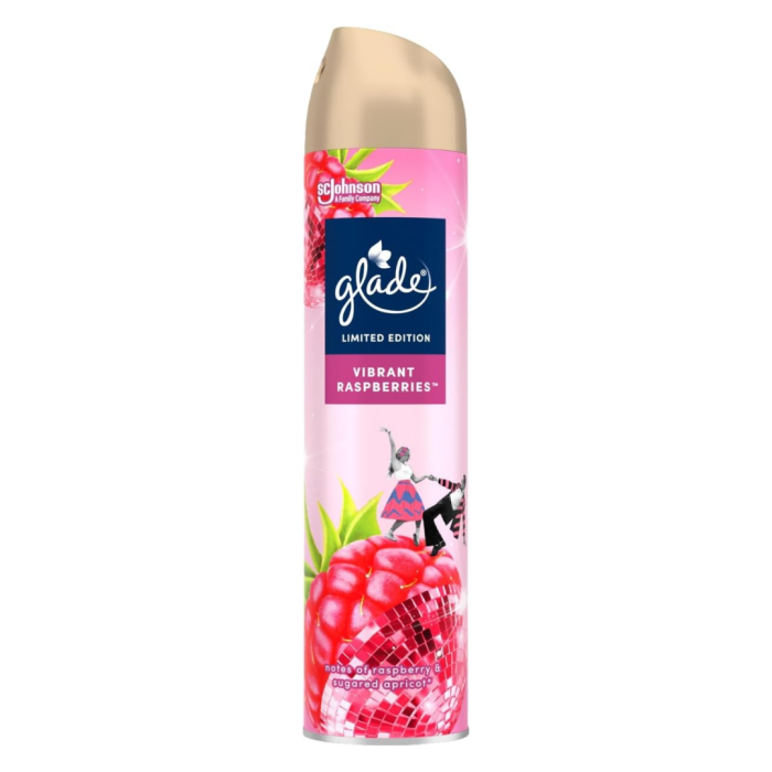 Glade Vibrant Raspberries room spray 300ml limited edition air freshener
