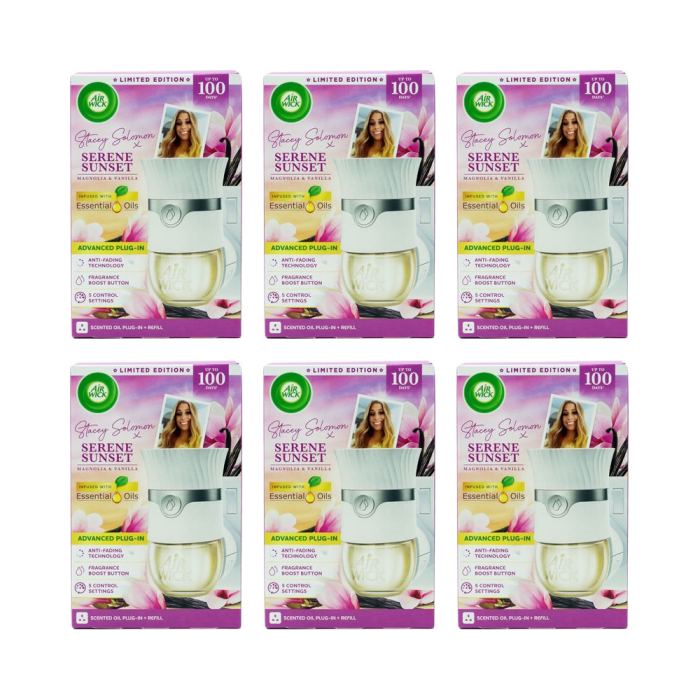 Airwick Serene Sunset Electric Plug in Kit 19ML - Pack of 6