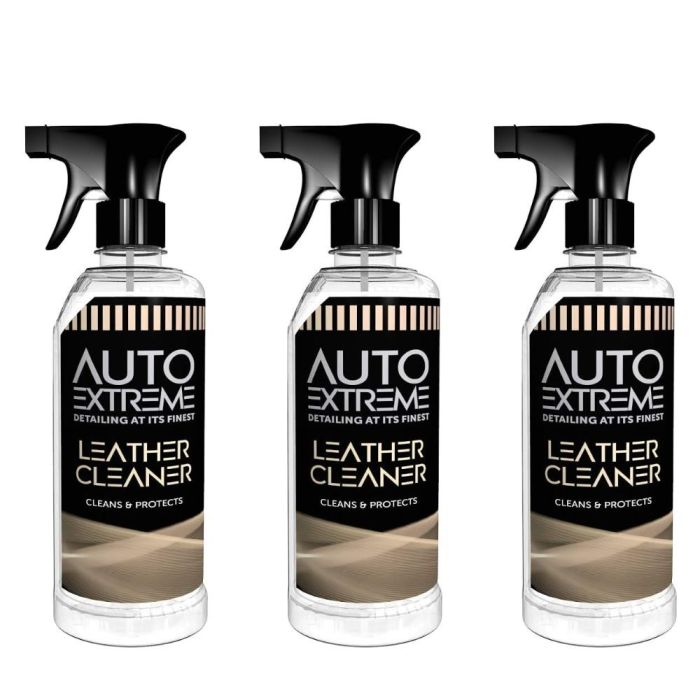 Auto Extreme Leather Cleaner Spray 720ml - Pack of 3