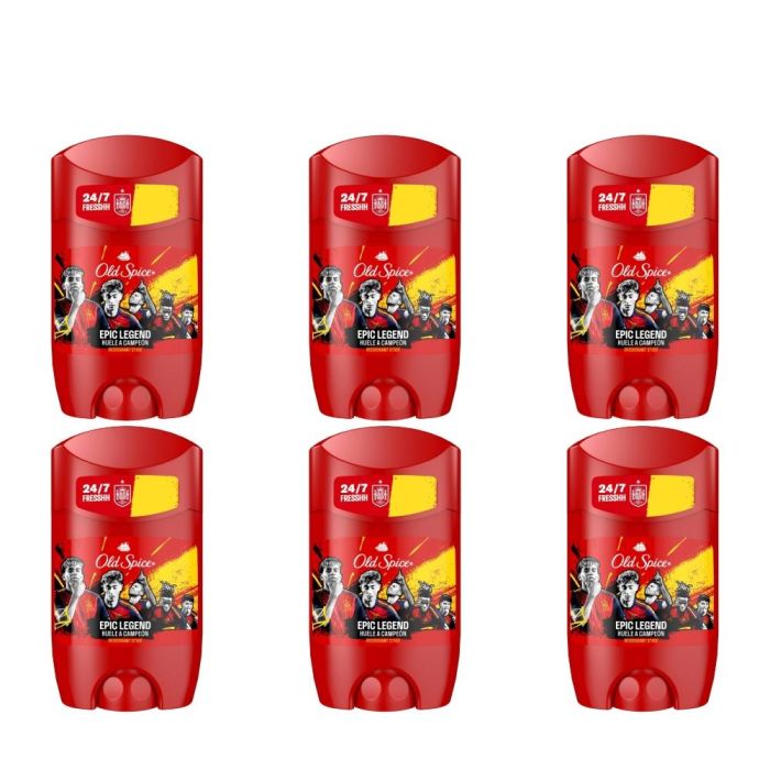 Old Spice Epic Legend Deodorant Stick 50ml - Pack of 6