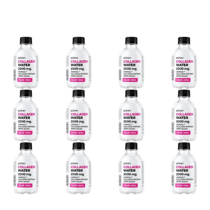 Active+ Collagen Water 2500mg Aloe Vera 240ml - Pack of 12