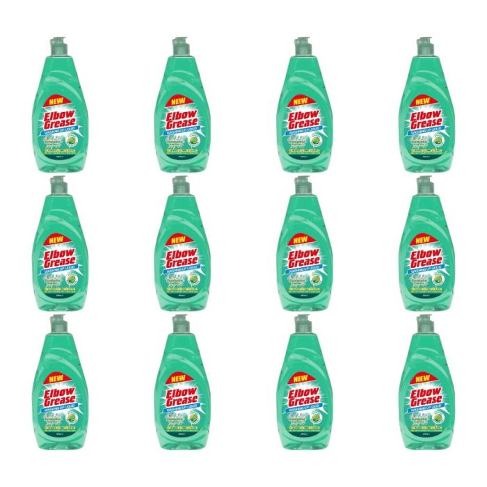 Elbow Grease Eucalyptus Washing Up Liquid 600ml - Pack of 12